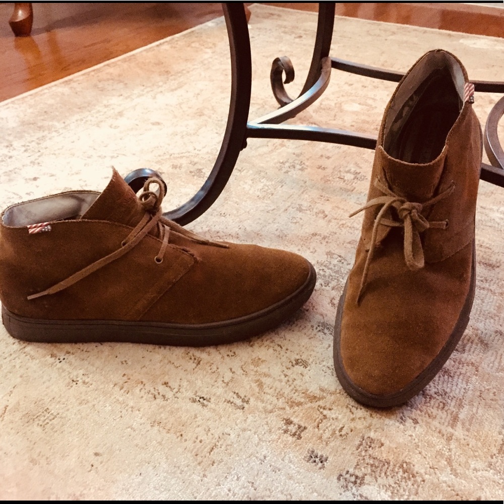 RL DENIM SUPPLY SUEDE CLIFF BOOT